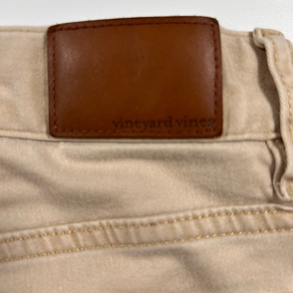 Vineyard Vines 5-Pocket Pants Mens 30x30 (FIT 30x28) Tan Khaki Chino Stretch - Picture 16 of 16
